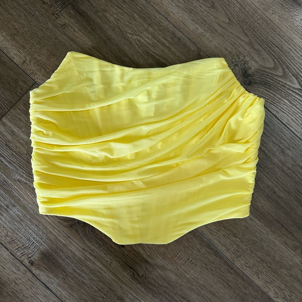 Yellow Corset Top M